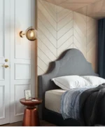 Online Home Decor Websites Bedside Light Glass Wall Mounted Lamp - Image 5