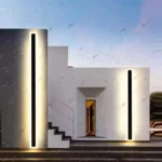 Modern Outdoor Decoration Acrylic Led Wall Lamp Courtyard Villa Garage Entrance Long Strip Waterproof Wall Lamp - Image 2