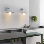 Indoor Decoration Round Wall Light Vintage Simple Design Living Room Staircase Wall Lamp Ceiling Light - Image 4
