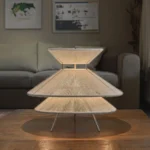 New Arrival Art Decorative Hemp Rope Table Lamp Vintage Bedroom Sofa Side Handmade Table Lamp - Image 3