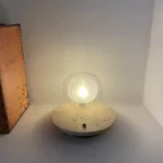 Creative Indoor Decoration Cordless Table Lamp Nordic Simple Travertine Base Desk Lamp Living Room Bedroom Bedside Lighting - Image 3