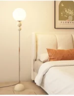 Home Decor Items and Accessories Glass Ball Floor Lamp Living Room Standing Lamp - Image 4
