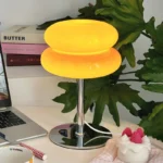 Modern Hotel Bedroom Bedside Decorative Table Lamp Nordic Design Coloful Glass Table Lamp