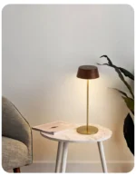 High Quality Metal Rechargeable Table Lamp Creative Wireless Restaurant Lighting Luxury Table Lamp Battery - Image 5