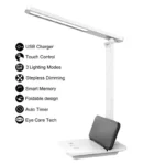 Smart LED Table Lamp With Eye-Protection Foldable Timed Setting Minimalist Design Touch Control LED Lamp for Desk Study Working - Image 3