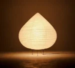 CE UL Simple Handmade Rice Paper Table Lamp Big Shade Decoration Lantern Light for Homestay Living Room Bedside Lamps - Image 6