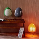 Home Decor Rice Paper Table Lamp Creative Colorful Paper Lantern Lamp for Hotel Living Room Bedside Lamp - Image 2