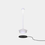 Nordic Aluminum Rechargeable Led Table Lamp for bar Restaurant Cordless Desk Lamp with Charging Base - Image 5