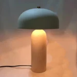 Home Decorative Handmade Mushroom Ceramic Table Lamp Designer Hotel Bedroom Bedside Desk Lamp - Image 5