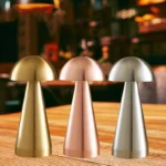 Creative Retro Rechargeable Led Table Lamp Battery Powered Restaurant Hotel Touch Cordles Desk Lamp - Image 4