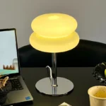 Modern Hotel Bedroom Bedside Decorative Table Lamp Nordic Design Coloful Glass Table Lamp - Image 2