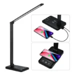 Aluminum Alloy Folding Wireless Charging Desk Lamp Study Table Lamp With USB Charging Port Auto Timer Eye-Caring LED Lamps - Image 2
