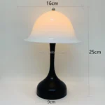 Vintage Modern Design Touch Sensor Dimmer LED Battery Operated Rechargeable Cordless Table Lamp Lights Restaurant Bar Use - Image 6
