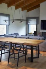 High Quality Minimalist Hotel Dining Room LED Pendant Light Creatrive Metal Art Designer Black Chandeliers - Image 6