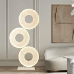 Nordic Minimalist Luxury 3 Ring Led Floor Lamp Home Decoration Metal Floor Lamp for Living Room Hotel