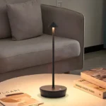 Modern Portable Cordless Restaurant Table Lamp Rechargeable with Battery Power Home Decor Luxury Metal Table Lamp - Image 2