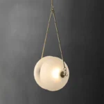 Best Selling New Design Simple Luxury Glass Chandelier Bright Luminous Decorative Pendant Lights - Image 4