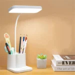 Multi-functional Touch Eye Protection LED Lights 3 Brightness Level USB Charging Desk Lamp Reading Study Lamp With Pen Holder - Image 3