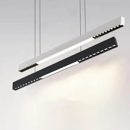 Customized Commercial Linear Hanging Light Home Decorative Supermarket Office Aluminum Pendant Lamp