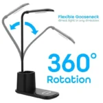 2025 New Hot Products Living Room Lamp 10W Fast Wireless Charger Station Lamp Flexible Table Lamp for Restaurant - Image 5