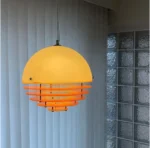 New Luxury Sunset Orange Atmosphere Chandelier for Restaurant Cafe Living Room Decor Pendant Lights - Image 2